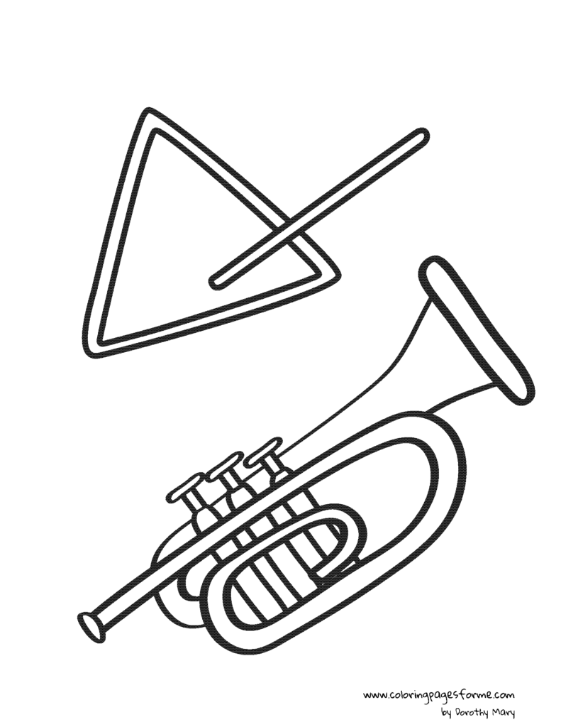 trumpet and triangle