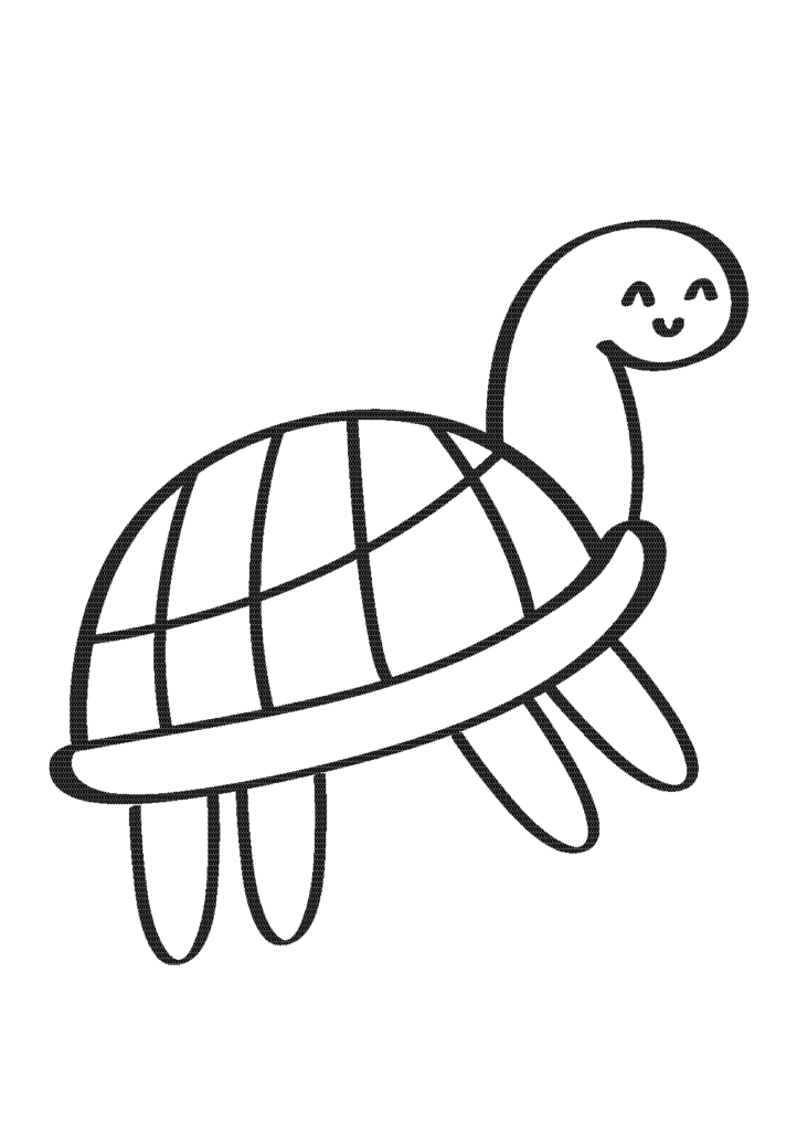 turtle coloring page