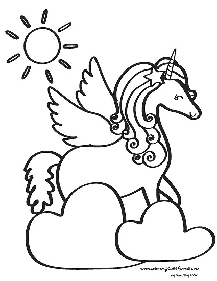 unicorn pegasus with wings