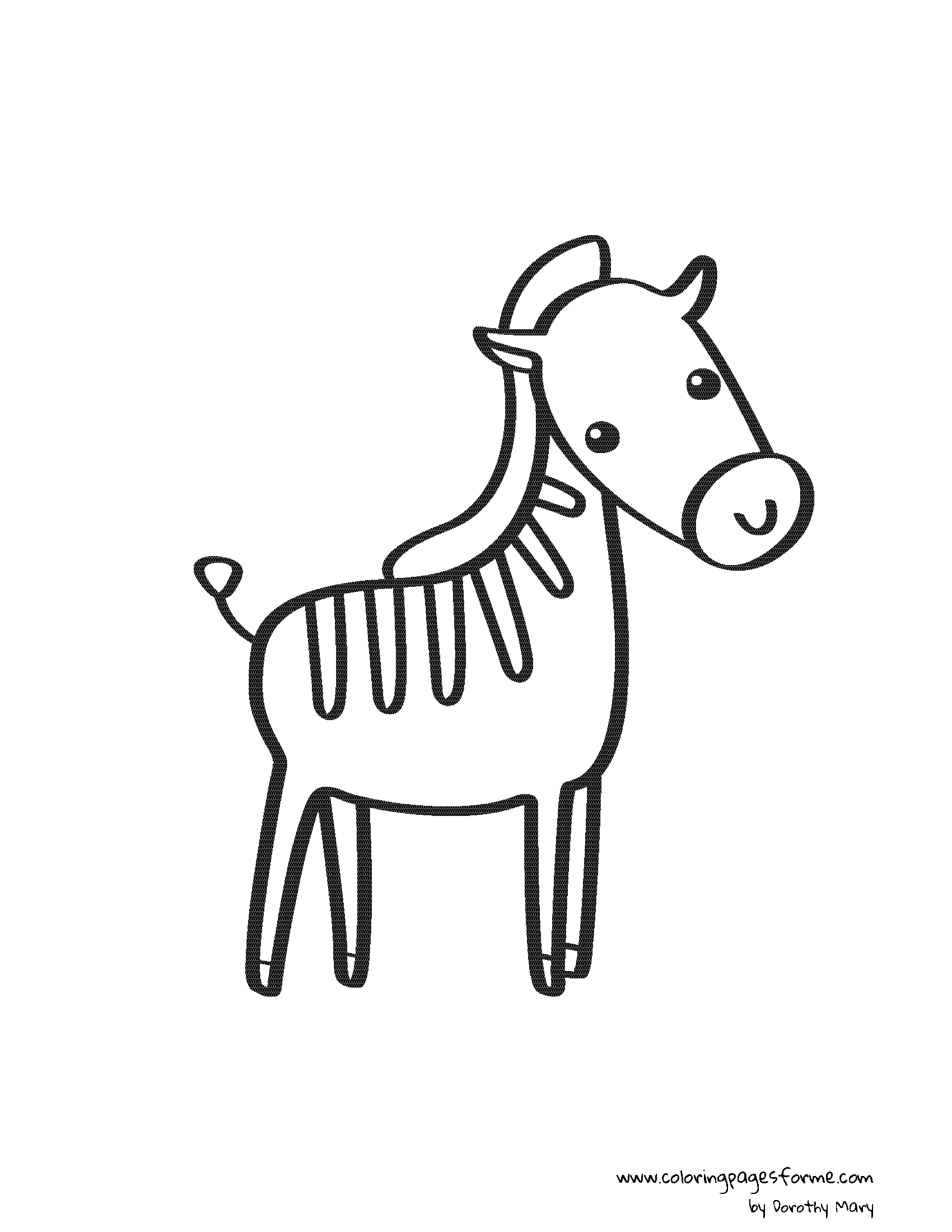 Free and Printable ZOO Animals Coloring Pages for Kids