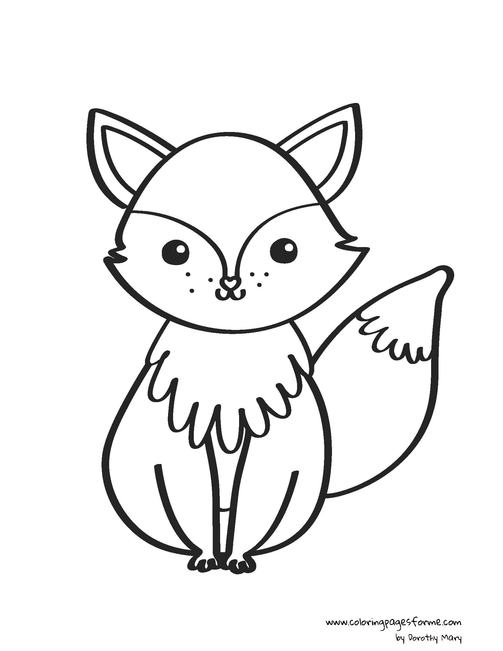 Free and Printable Forest Animals Coloring Pages for Kids