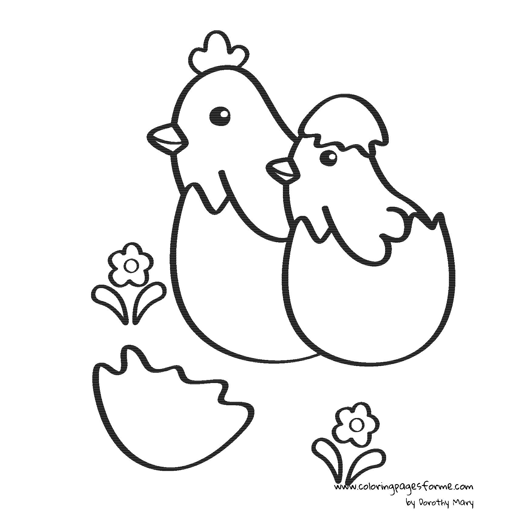 Free and Printable Easter Coloring Pages