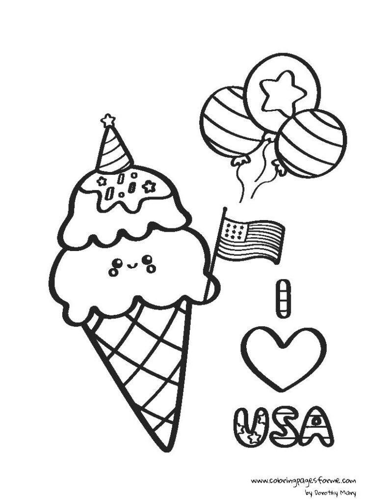 free and printable 4th of july ice cream celebrating pdf